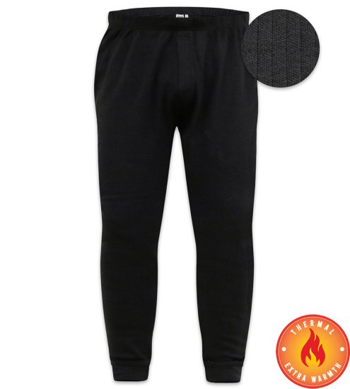 D555 Boston Thermal Long Johns Black - Herrenunterwäsche & bademode - Herrenunterwäsche & Bademode in großen Größen