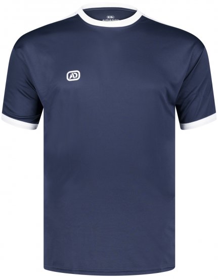 Adamo Marco Technical Sports T-shirt Navy - Sportbekleidung & outdoor - Sportbekleidung in große größen für herren