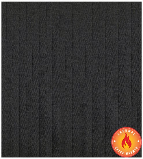 D555 Motherwell Thermal Short Sleeve T-Shirt Black - Herrenunterwäsche & bademode - Herrenunterwäsche & Bademode in großen Größen