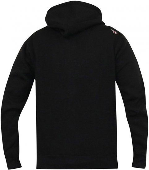 D555 LINGARD Full Zip Hoody With Original Chest Print Black - Herren-sweater und -hoodies - Herren-Sweater und -Hoodies in großen Größen