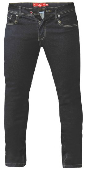 D555 Cedric Tapered Fit Stretch Jeans Indigo TALL SIZES - HERRENBEKLEIDUNG MT-6XLT - Langgrößen für Herren