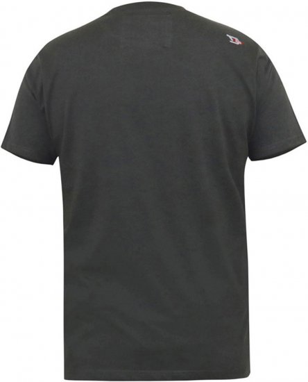 D555 JAIDEN Legends Guitar Printed Crew Neck T-Shirt Khaki - Herren-T-Shirts - Herren-T-Shirts in großen Größen