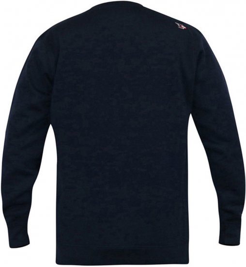 D555 KEYWORTH Authentic Printed Crew Neck Sweatshirt Navy - Herren-sweater und -hoodies - Herren-Sweater und -Hoodies in großen Größen