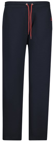 Adamo Matteo Ottoman Sweatpants Navy - Jogginghosen für herren - Jogginghosen für Herren in großen Größen