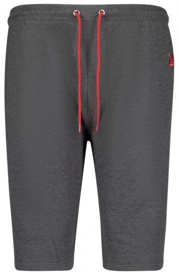 Adamo 159113 Ottoman Sweatshorts Dunkelgrau - Jogginghosen für herren - Jogginghosen für Herren in großen Größen