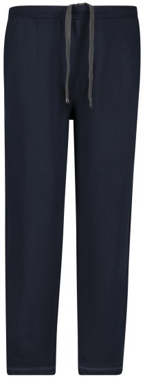 Adamo Athen Sweatpants with Open Hem Navy - Jogginghosen für herren - Jogginghosen für Herren in großen Größen