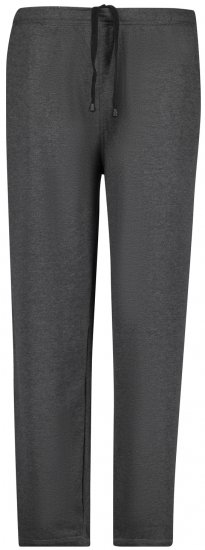 Adamo Athen Sweatpants with Open Hem Charcoal - Jogginghosen für herren - Jogginghosen für Herren in großen Größen