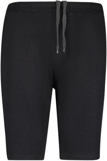 Adamo Athen Sweatshorts Black - Jogginghosen für herren - Jogginghosen für Herren in großen Größen