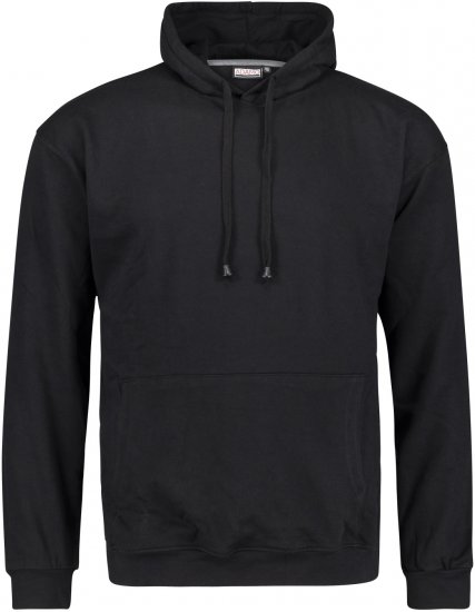 Adamo Athen Hoodie without Zipper Black - Herren-sweater und -hoodies - Herren-Sweater und -Hoodies in großen Größen