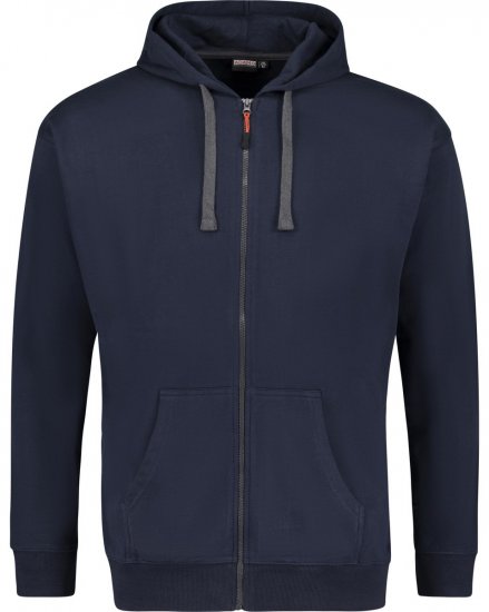 Adamo 159306 Kapuzenjacke Dunkelblau - Herren-sweater und -hoodies - Herren-Sweater und -Hoodies in großen Größen