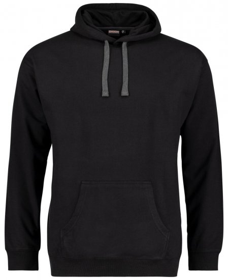 Adamo 159310 Kapuzenpullover Schwarz - Herren-sweater und -hoodies - Herren-Sweater und -Hoodies in großen Größen