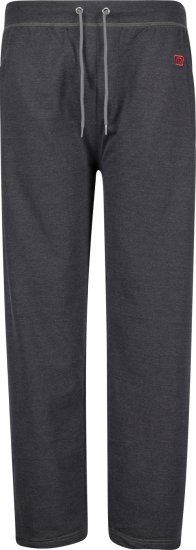 Adamo Markus Sweatpants with draw-cord Charcoal - Jogginghosen für herren - Jogginghosen für Herren in großen Größen