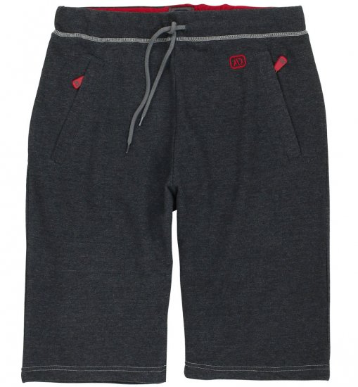 Adamo Moritz Sweatshorts Charcoal - Jogginghosen für herren - Jogginghosen für Herren in großen Größen