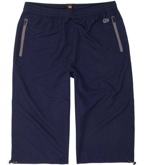 Adamo Oskar Capri Shorts Navy - Jogginghosen für herren - Jogginghosen für Herren in großen Größen