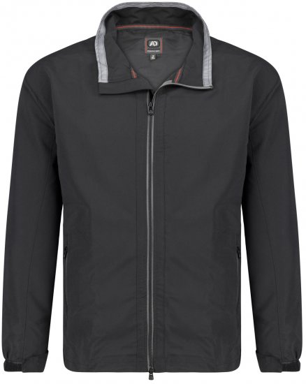 Adamo Oswin Lightweight Fitness Jacket Black - Sportbekleidung & outdoor - Sportbekleidung in große größen für herren