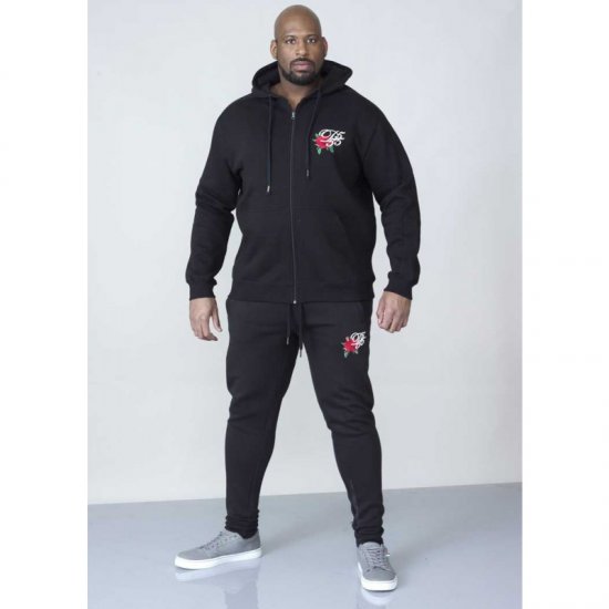 D555 Verlin Couture Full Zip Hoodie Black - Herren-sweater und -hoodies - Herren-Sweater und -Hoodies in großen Größen