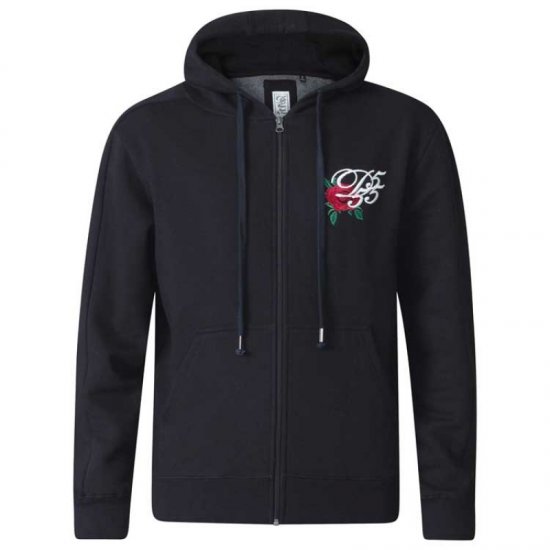 D555 Verlin Couture Full Zip Hoodie Black - Herren-sweater und -hoodies - Herren-Sweater und -Hoodies in großen Größen