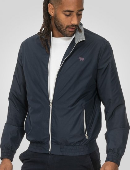 D555 Ealing Lightweight Zip Through Jacket With Zip Pockets Navy - Herren jacken - Herren Jacken in großen Größen