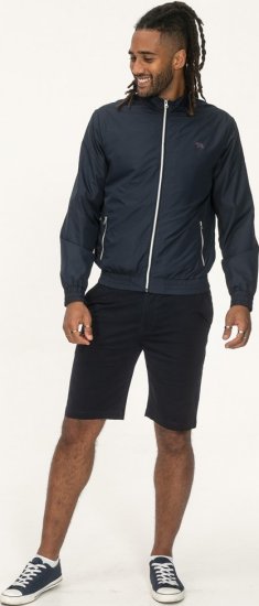 D555 Ealing Lightweight Zip Through Jacket With Zip Pockets Navy - Herren jacken - Herren Jacken in großen Größen