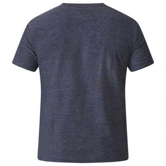 D555 Agler Waffle T-shirt Charcoal - Herren-T-Shirts - Herren-T-Shirts in großen Größen