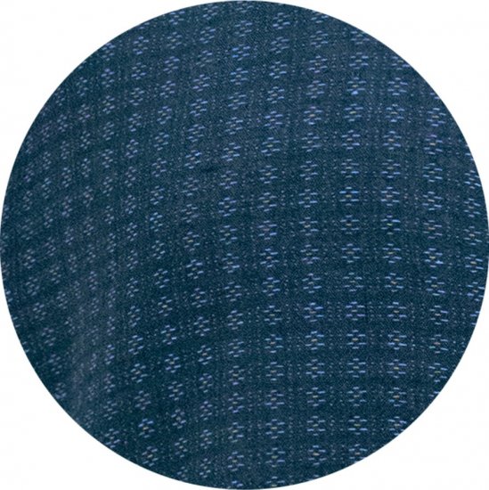 D555 Pontefract Jacquard Linen Mix Short Sleeve Shirt With Button Down Navy - Herrenhemden - Herrenhemden in großen Größen