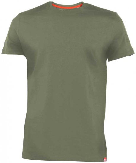 D555 Callum T-shirt Khaki - Herren-T-Shirts in großen Größen - Herren-T-Shirts in großen Größen