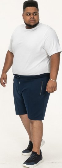 D555 Spalding Elasticated Waist Interlock Shorts Navy - Jogginghosen für herren - Jogginghosen für Herren in großen Größen