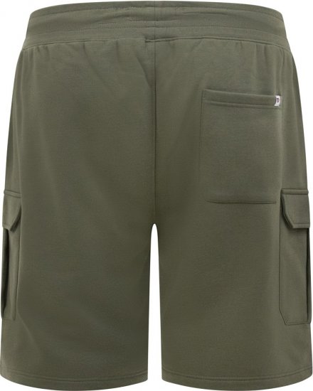 D555 Wigan 1 Elasticated Waist Fleece Cargo Shorts Khaki - Jogginghosen für herren - Jogginghosen für Herren in großen Größen
