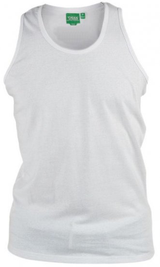 D555 Fabio Tanktop Weiß - Herren-T-Shirts - Herren-T-Shirts in großen Größen