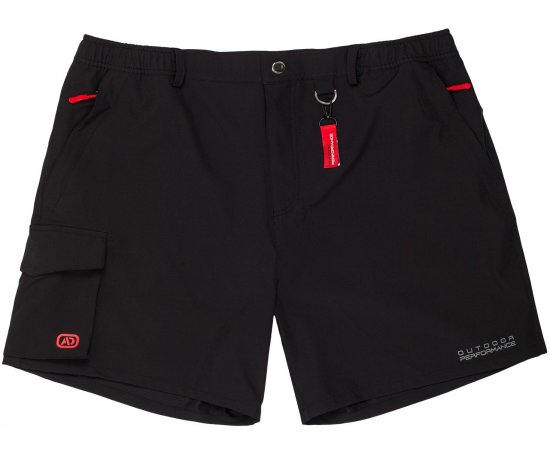 Adamo Tim Outdoor Shorts Black - Sportbekleidung & outdoor - Sportbekleidung in große größen für herren