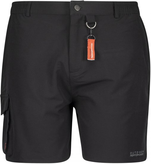 Adamo Tim Outdoor Shorts Black - Sportbekleidung & outdoor - Sportbekleidung in große größen für herren