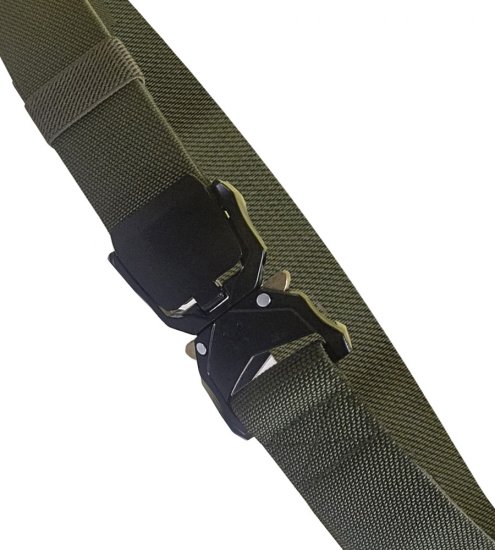 D555 Dale Tactical Stretch Webbing Belt with Heavy Duty Quick Release Buckle Khaki - Lange gürtel - Lange Gürtel für Männer