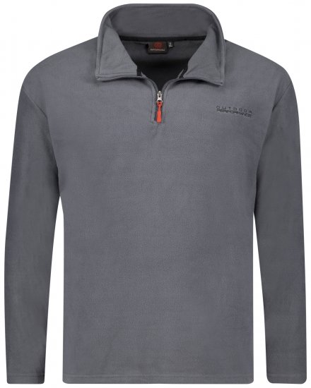 Adamo Vancouver Fleece Sweater Grey - Sportbekleidung & outdoor - Sportbekleidung in große größen für herren