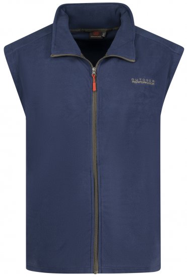 Adamo Montreal Fleece Vest Navy - Sportbekleidung & outdoor - Sportbekleidung in große größen für herren