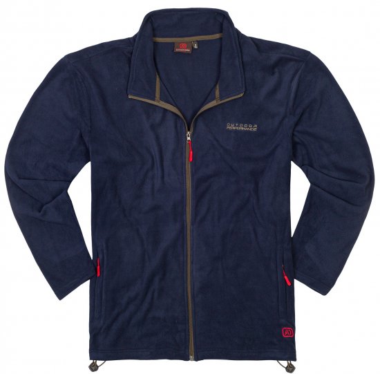 Adamo Toronto Fleece Jacket Navy - Sportbekleidung & outdoor - Sportbekleidung in große größen für herren