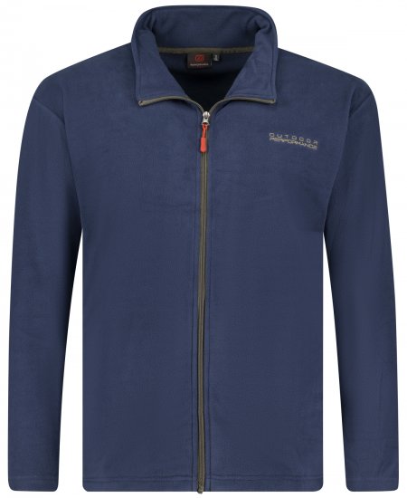 Adamo Toronto Fleece Jacket Navy - Sportbekleidung & outdoor - Sportbekleidung in große größen für herren