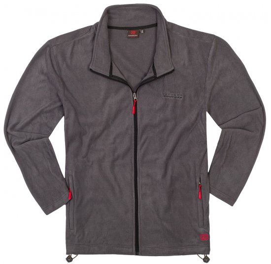 Adamo Toronto Fleece Jacket Grey - Sportbekleidung & outdoor - Sportbekleidung in große größen für herren