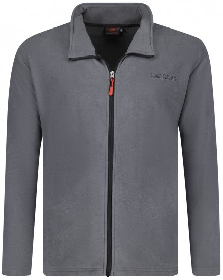 Adamo Toronto Fleece Jacket Grey - Sportbekleidung & outdoor - Sportbekleidung in große größen für herren