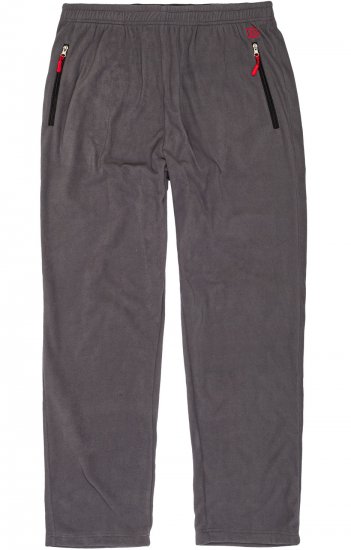 Adamo Ottawa Fleece Pants Grey - Sportbekleidung & outdoor - Sportbekleidung in große größen für herren