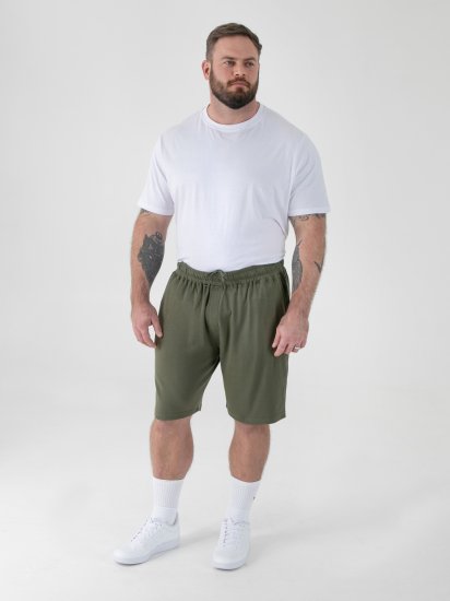 D555 Mitchell 1 Stretch Shorts mit Elastischem Bund Khaki - Jogginghosen für herren - Jogginghosen für Herren in großen Größen