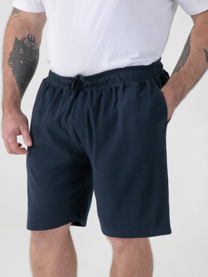 D555 Mitchell 2 Stretch Shorts mit Elastischem Bund Marineblau - Jogginghosen für herren - Jogginghosen für Herren in großen Größen