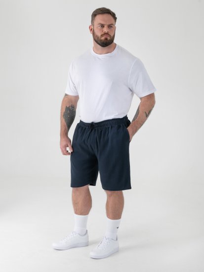 D555 Mitchell 2 Stretch Shorts mit Elastischem Bund Marineblau - Jogginghosen für herren - Jogginghosen für Herren in großen Größen