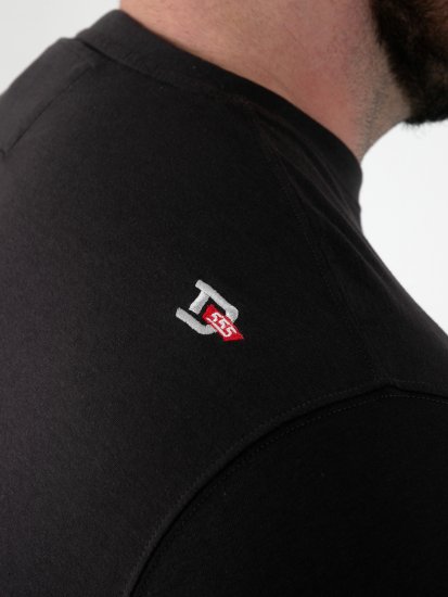 D555 Macfarlan T-shirt mit Gorilladruck Schwarz - Herrenkleidung - Herrenkleidung in großen Größen