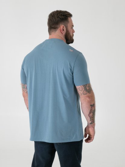 D555 Miller Bearded Skull T-shirt mit Druck - Herren-T-Shirts - Herren-T-Shirts in großen Größen