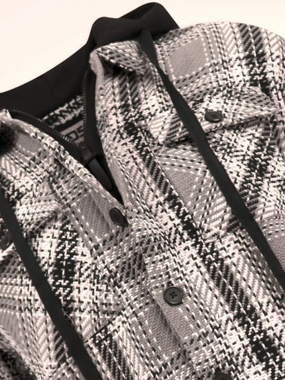 D555 Hayes Overshirt Grau - Herrenhemden - Herrenhemden in großen Größen
