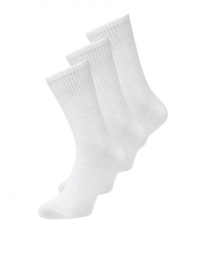 Jack & Jones Charles Tennissocken Weiß 3er-Pack - Herrenunterwäsche & bademode - Herrenunterwäsche & Bademode in großen Größen