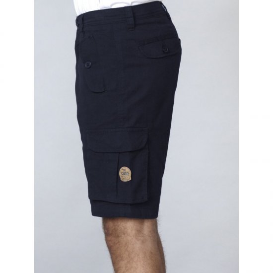 D555 Larry Cargo Shorts Navy - Herrenshorts - Herrenshorts in großen Größen