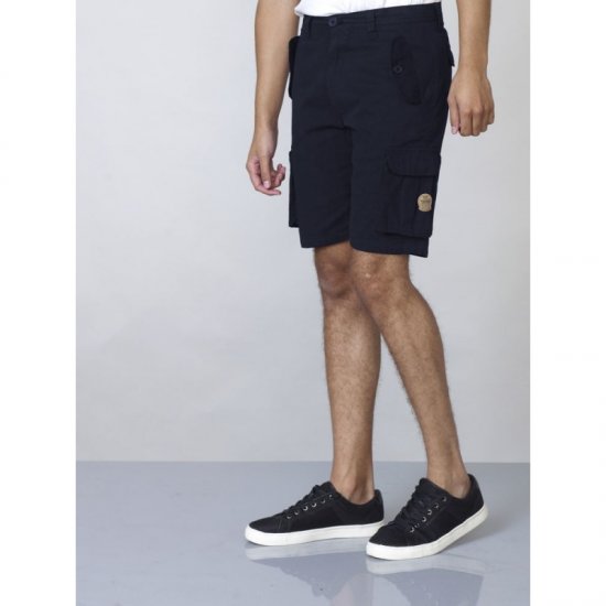 D555 Larry Cargo Shorts Navy - Herrenshorts - Herrenshorts in großen Größen