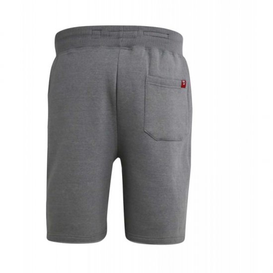 D555 Lindon Jersey Shorts Grey - Jogginghosen für herren - Jogginghosen für Herren in großen Größen