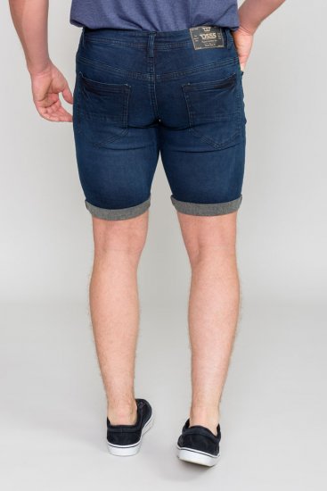 D555 BRENTWOOD Dark Blue Denim Shorts - Herrenshorts - Herrenshorts in großen Größen